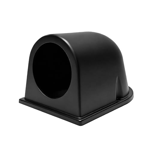 2 Inch Single Hole Gauge Dashboard Pod, 52mm Heavy Duty Plastic Auto Dash Meter Mount Gauge Pod, Universal Dash Meter Holder Interior Accessories for Cars Trucks SUVs - color: Single Hole