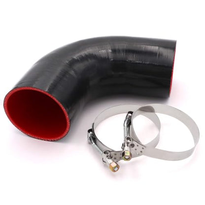 90 Degree Elbow Coupler Silicone Hose 4-Ply ID 4-inch(102mm) - size: 4 Inch