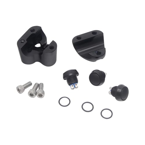 Universal 3 Buttons CNC Hand Control Momentary Switch Micro Switch - color: Black, size: 7/8 Inch