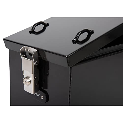 TUSK Aluminum Panniers with Pannier Racks V2 Large Black Compatible with Kawasaki KLR650 2022-2025