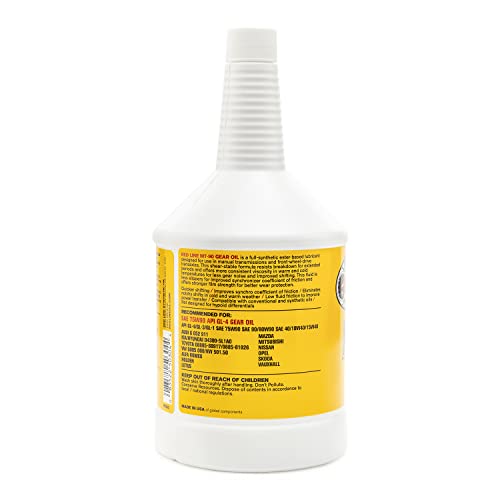 Red Line 50304 MT-90 75W-90 GL-4 Manual Transmission and Transaxle Lubricant (MTL)- 1 Quart - size: Quart