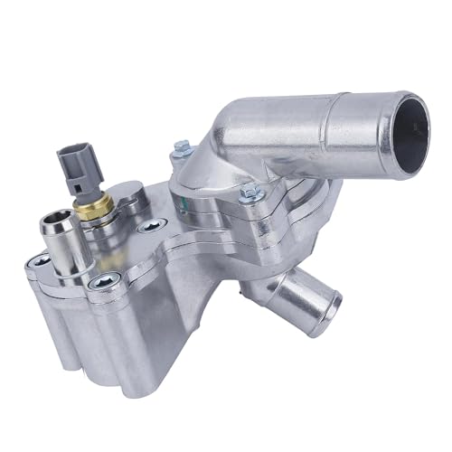 Upgraded Aluminum Thermostat Housing Assembly with Sensor, 1 Hole - size: Mustang 2005-2010, 1 Hole