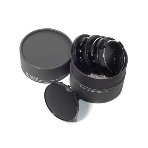 RTRHINOTUNING Wheel Center Caps Compatible with BBS Wheel 0924467 0924486 0924494 5624120, 4 Pack, 2.78"(70.6 mm)/2.39"(60.6 mm) - color: Black