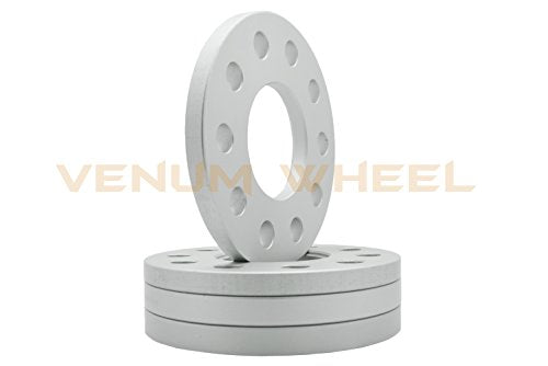 Complete Kit of 12mm Hubcentric Wheel Spacers with Extended Shank 12x1.5 Chrome Lug Bolts
