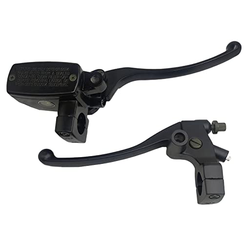 1 inch 25mm Motorcycle Handlebar Brake Master Cylinder Clutch Lever Left Clutch Lever Right Brake Master Cylinder Compatible for Honda Shadow VT600 VT750 VT1100 VT1300