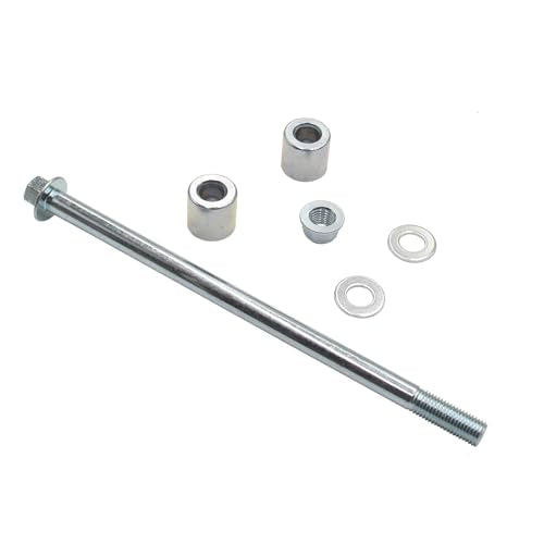 10mm 195mm Front Rear Wheel Rim Axle Spacers for 50cc 110cc 125cc 150cc 200cc Apollo SSR Dirt Pit Bike Quad (AXLE LENGTH 195MM)
