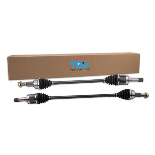 TRQ Rear Driver and Passenger Side CV Axle Assembly Set 2 Piece - style: CSA36006