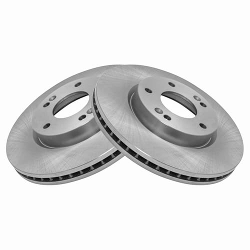 TRQ Front and Rear Brake Pad and Rotor Set Ceramic Vented Solid Rotors - style: BKA11780