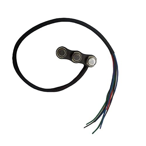 Rayana 7/8" Motorcycle Handlebar 3 Push Button Switch for Horn Start Kill Momentary Switch(MMM) 22mm