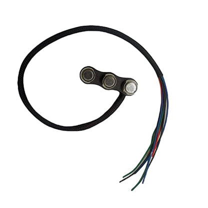 Rayana 7/8" Motorcycle Handlebar 3 Push Button Switch for Horn Start Kill Momentary Switch(MMM) 22mm