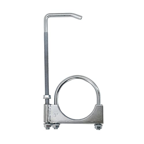Exhaust Clamp With Hanger for 3" Exhaust Pipe - style: 3in