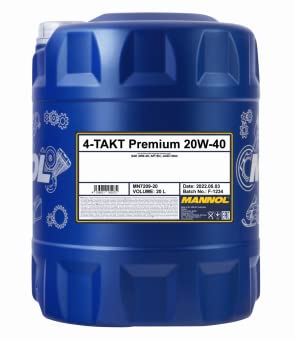MANNOL 7209 Full Synthetic-Based Engine Oil for Modern 4-Stroke Engines, 1L