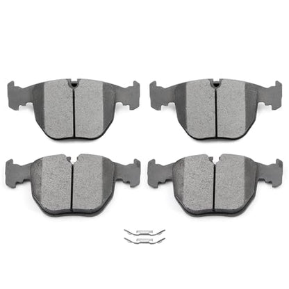 SCITOO D681-7560 Disc Brake Pads Sets Front Ceramic Brake Pads w/Hardware - size: Front D681-7560