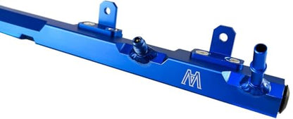 Fuel Rail Billet for 1997-2001 Jeep Cherokee XJ Wrangler TJ YJ 4.0L Fuel Rail,Blue