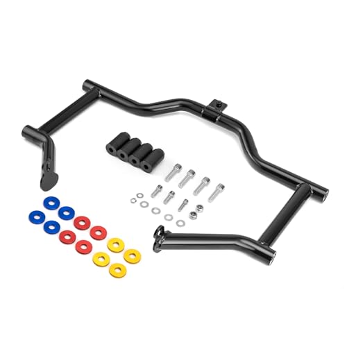 Mofun Engine Guard Crash Bar Fit for Harley Touring 1997-2008, Gloss Black - size: 97-08