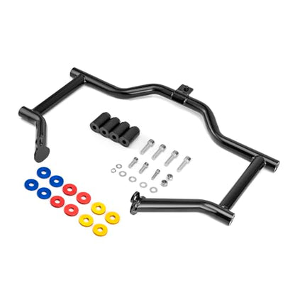 Mofun Engine Guard Crash Bar Fit for Harley Touring 1997-2008, Gloss Black - size: 97-08