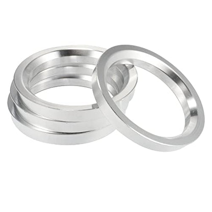 X AUTOHAUX 4pcs OD 72.6mm to ID 58.6mm Aluminium Alloy Car Hub Centric Rings Wheel Bore Center Spacer - size: 58.6mm