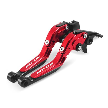 MFGZD for MT09 CNC Red Motorcycle Brake Clutch Levers Extendable - style: MT09(15-20) Red
