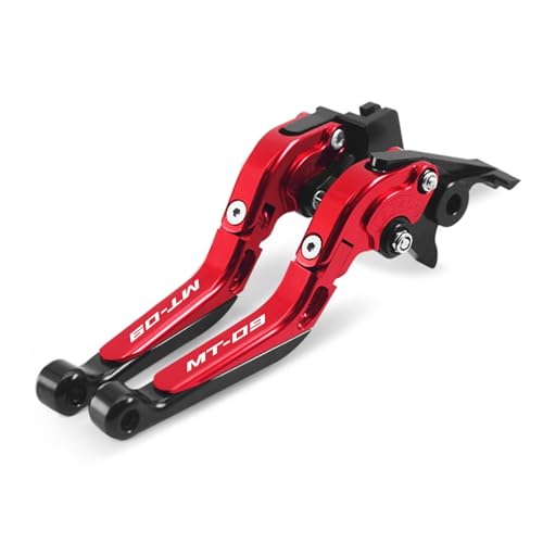 MFGZD for MT09 CNC Red Motorcycle Brake Clutch Levers Extendable - style: MT09(15-20) Red