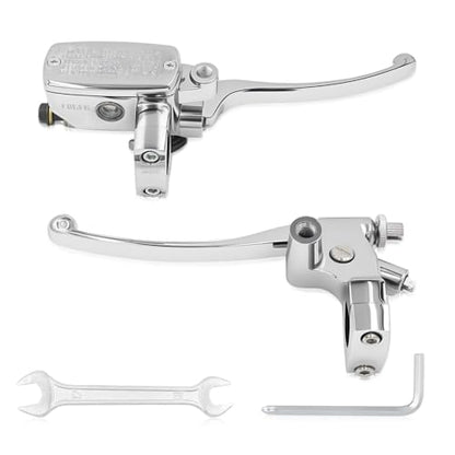 1" Brake Clutch Master Cylinder for Honda Shadow VT600 VT750 VT1100 VT1300 - color: Silver