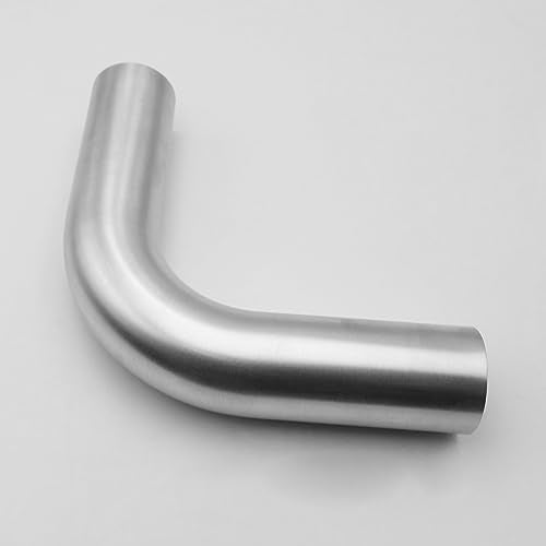 AC PERFORMANCE 2.25" 90° Degree Aluminum Elbow Intercooler Air Intake Tube - color: Silver 90, size: 2.25" (57mm)