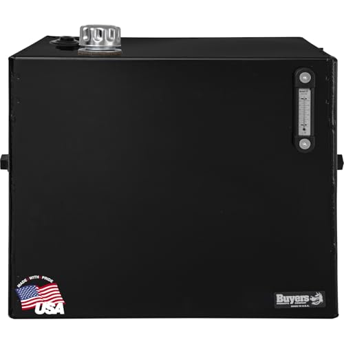 Buyers Products SMR30S Side Mount Steel Hydraulic Reservoir, 30 Gallon, Powder Coated HRPO Steel, Internally Baffled, Welded Rear Brackets, 2 in. NPT Suction/Return, 1-1/4 in. NPT Return Port - size: 30 Gallon