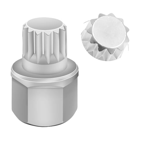ABC1/11PT Wheel Locking Nut Key Compatible with VW, Audi - color: ABC1/11PT