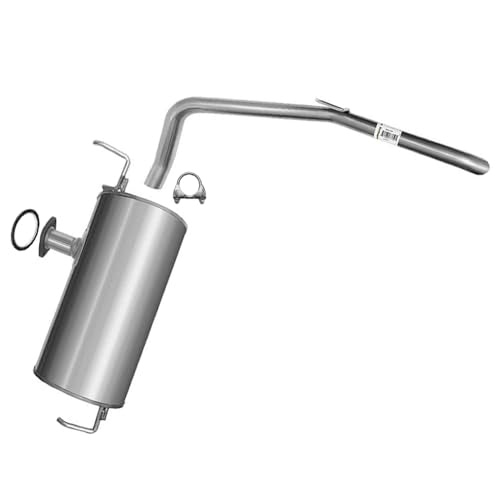 Northeastern Exhaust | Stainless Steel Exhaust Muffler & Tail Pipe Exhaust System Kit Compatible for 2004-2006 Toyota Sienna 3.3L | Free Gasket and Clamp Included | Automotive Replacement Part