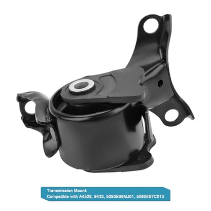 Engine Motor & Transmission Mount Kit Replacement for 2002-2006 Acura RSX - size: 4PCS-Compatible with 2002-2005 Civic 2.0L