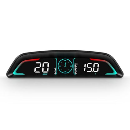 OBD2 Gauge Display,Head Up Display for Cars,Speedometer with Speed,Engine RPM,Clock,Overspeed Alarm,Water Temperature Alarm,Fatigue Driving Reminder,Fits Most Post-2008 Models