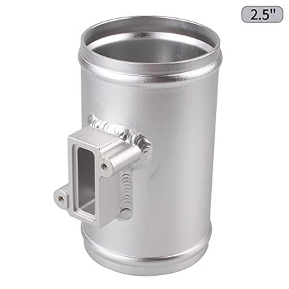 BARTOO 2.5" Air Flow Meter Base MAF Sensor Mount for Nissan Honda Ford - size: 2.5"