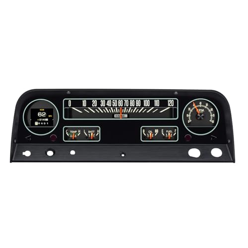 Dakota Digital RTX-64C-PU-X Compatible with 1964-66 Chevy Pickup Truck Retrotech Gauge Instrument System