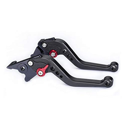 Hopider Short Brake Clutch Levers Compatible with GROM MSX125 2014-2026 - color: Black