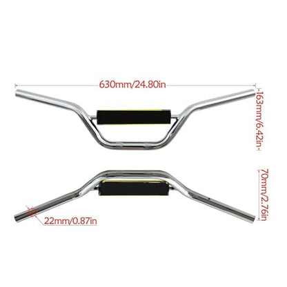 10" Front Wheel 2.50-10 Tire Rim + Front Forks Shock + 7/8" Handlebars + Axle for XR CRF 50 XR50 CRF50 TTR50 PW50 50cc 70cc 90cc 110cc 125cc Dirt Pit Bike Coolster SSR