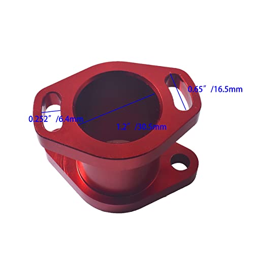 Racing Intake Manifold Pipe Gasket Screw - color: Red