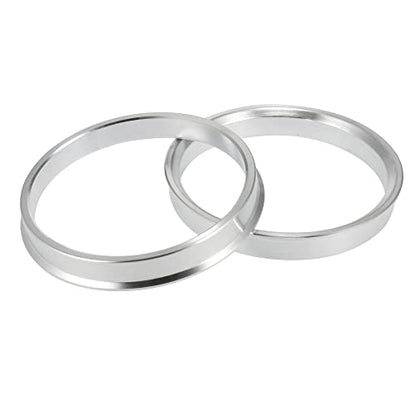 X AUTOHAUX 4pcs OD 72.6mm to ID 66.1mm Aluminium Alloy Hub Centric Rings - size: 66.1mm