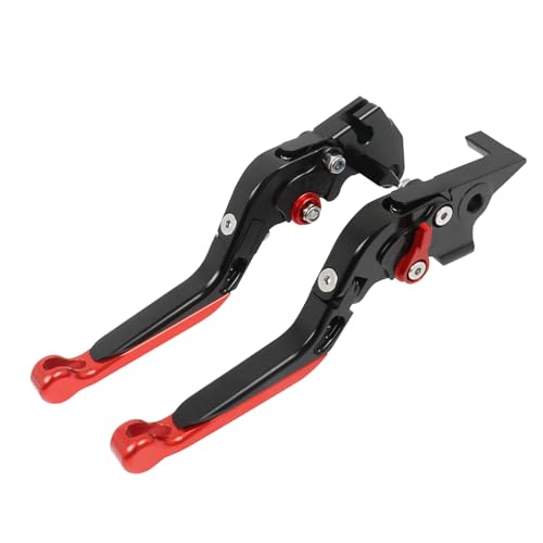 CHIFUN Brake Lever and Clutch Lever Set Replacement for BMW G310R G310GS 2017-2025, Motorcycle Foldable Length Adjustable Handlebar Lever (Red) - color: Red