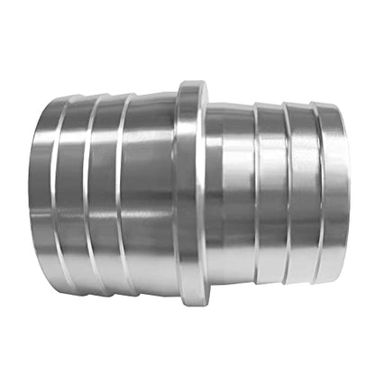 1 Pcs 1-1/4 to 1-1/2 Inch Radiator Hose Barb Adapter, Coupler Splice Mend Coolant Intercooler Exchanger Heater Repair Hose Connector Water Fluid Air Aluminum - size: 1-1/4 to 1-1/2 Inch