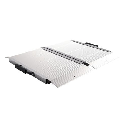 EZ-Access Traverse Aluminum Singlefold Edgeless Ramp, Silver, Loading, 2 ft - size: 2 Foot, style: Singlefold Edgeless