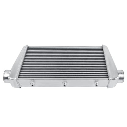 Universal Intercooler 27''x13''x3.3" Front Mount Intercooler 3'' Inlet and Outlet Aluminum Turbo Intercooler Direct Replacement for Any Turbo Charger system - size: 27''x13''x3.3" 3''