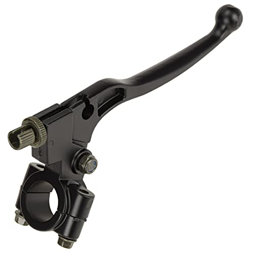 FVRITO Left Brake Handle Clutch Lever Perch for 196cc 6.5HP Coleman CT200U BT200X Trail 200 CT200U-EX CC100X Baja Motovox Monster Moto Mini Bike CRF XR SSR 70 80 Suzuki KX65 Pit Dirt Bike - color: A-Black