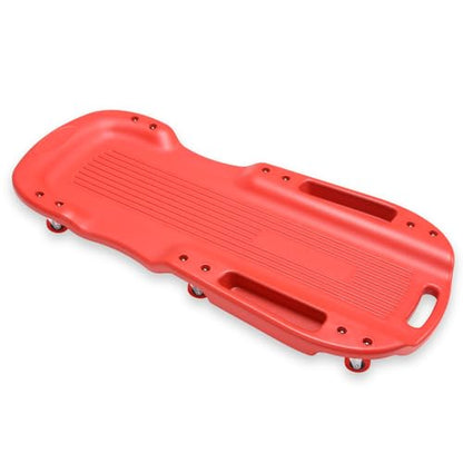 Auto Dynasty 38 in Low-Profile Under-Car Rolling Mechanic Creeper, Red - color: Red