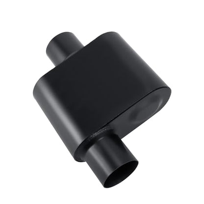 Mufflers Single Chamber 3" Universal Mufflers Performance Race Exhaust Muffler 3 IN Pipe,Aggressive Sound,Black(3" offset in/center out/overall 13") - size: 3" offset in | 3" center out | overall 13", style: Offset in | Center out