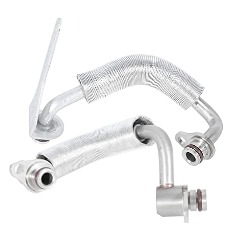 2-Piece Turbo Coolant Line Kit Compatible with BMW - color: Return + Supply Pipe