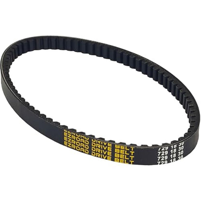 EZROAD CVT Drive Belt 729-18-30 for GY6 Long Case 50cc QMB139 Scooter Engine 4 Stroke with 12" Rear Wheel 729 mm X 18 mm Groove Angle 30 Motor Transmission ATV Go Kart