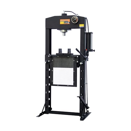 30 Ton H-Frame Hydraulic Shop Press with Floor Press Plates - color: 30T
