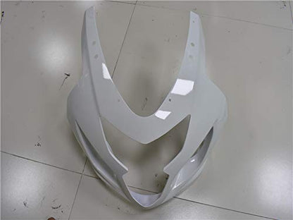 US Stock Motorcycle Injection Mold ABS Fairings Kit Fit for K4 2004 2005 GSXR 600 GSXR 750 Bodywork New Aftermarket Fairings Kit White