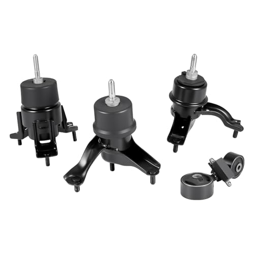 VEVOR Engine Motor Mounts, Set of 4, Compatible with 2007–2011 Toyota Camry 2.4L L4, Replace OE# A62009, A4207, A4211, A4274, Secure Support - size: 2009–2013 Toyota Corolla 1.8L