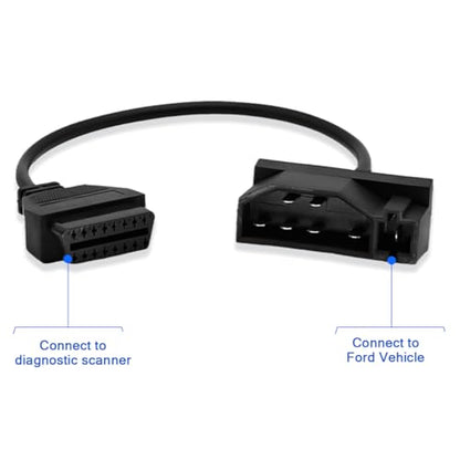OBD1 to OBD2 Adapter for Ford 7 Pin to 16 Pin OBD2 Diagnostic Cable - style: Fit for ford-7pin
