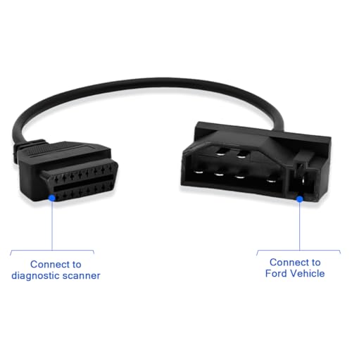 OBD1 to OBD2 Adapter for Ford 7 Pin to 16 Pin OBD2 Diagnostic Cable - style: Fit for ford-7pin